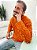 Tricot Com Aplicações à Mão Leona Masculino Laranja @usemika - Imagem 3