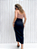 Saia Midi Cargo Natasha Preta @usemika Feminina - Imagem 2
