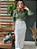 Saia Midi Alfaitaria Tatiana Off @usemika Feminina - Imagem 1