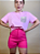 Short Linho Com Bolso Frontal Franciele @usemika Feminino - Imagem 1