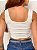 Cropped Canelado Regata Zoe @usemika Feminino - Imagem 6
