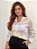Camisa Organza Com Bordado Adriana @usemika Feminino - Imagem 6