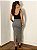 Saia Midi Canelado Com Fenda Mirela @usemika Feminino - Imagem 2