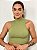 Cropped Poliamida Regata Com Gola Renata @usemika Feminino - Imagem 7