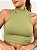 Cropped Poliamida Regata Com Gola Renata @usemika Feminino - Imagem 8