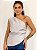 Blusa Viscose Um Ombro Só Drapeado Natalia @usemika Feminino - Imagem 10