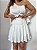Conjunto Alfaiataria Blusa Um Ombro Só e Short Saia Com Pregas Babi @usemika Feminino - Imagem 3