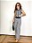 Conjunto Modal Blusa Regata e Calça Listrada Olivia @usemika Feminino - Imagem 1