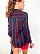 Camisa Crepe Fino Listras Verticais Multicoloridas Verena @usemika Feminino - Imagem 11