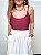 Saia Marant Com Elastico e Fenda Lateral Luna @usemika Feminino - Imagem 6