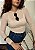 Blusa Tule Manga Longa Mirela @usemika Femnina - Imagem 1