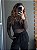 Blusa Tule Manga Longa Mirela @usemika Femnina - Imagem 1