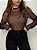 Blusa Tule Manga Longa Mirela @usemika Femnina - Imagem 2