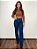 Calça Jeans Wide Leg Com Elastano Escura Jenifer @usemika Feminino - Imagem 1