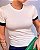 Blusa Malha Canelado Premium Gola Diferente Livia @usemika Feminino - Imagem 1