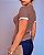 Blusa Malha Canelado Premium Gola Diferente Livia @usemika Feminino - Imagem 7