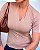 Blusa Malha Premium Decote V Denise @usemika Feminino - Imagem 5