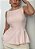 Blusa Alfaiataria Peplum Com Amarração Nas Costas Cristina @usemika Feminino - Imagem 3