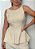 Blusa Alfaiataria Peplum Com Amarração Nas Costas Cristina @usemika Feminino - Imagem 5