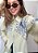 Camisa Crepe Com Bordado Azul Silvia @usemika Feminino - Imagem 2