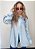 Camisa Crepe Com Bordado Azul Silvia @usemika Feminino - Imagem 7