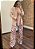 Calça Crepe Texturizado Wide Leg Com Elastico Estampada Sabrina @usemika Feminino - Imagem 3