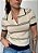 Blusa Modal Gola Polo Com Ziper Milene @usemika Feminino - Imagem 5