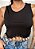 Cropped Canelado Detalhe Em Conchas Ariel @usemika Feminino - Imagem 1