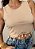 Cropped Canelado Detalhe Em Conchas Ariel @usemika Feminino - Imagem 3