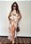 Vestido Chiffon Estampado Midi Frente Unica Gisele @usemika Feminino - Imagem 2