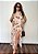 Vestido Chiffon Estampado Midi Frente Unica Gisele @usemika Feminino - Imagem 4