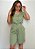 Conjunto Alfaiataria Bermuda e Colete Amabile @usemika Feminino - Imagem 1