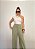 Calça Pantalona Texturizada Com Amarração Daniela @usemika Feminino - Imagem 8