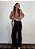 Calça Pantalona Texturizada Com Amarração Daniela @usemika Feminino - Imagem 9
