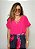 Blusa Crepe de Seda Com Detalhe Na Frente Manga Curta Pietra @usemika Feminino - Imagem 3