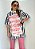 Tshirt Oversized Meia Malha Estampa Listras e Peixe Estela @usemika Feminino - Imagem 1