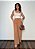 Calça Pantalona Textura de Listras Com Amarração Rafaela @usemika Feminino - Imagem 10
