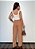 Calça Pantalona Textura de Listras Com Amarração Rafaela @usemika Feminino - Imagem 11