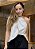 Blusa Linho Amarração No Pescoço e Transpasse Renata @usemika Feminino - Imagem 4