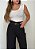 Calça Alfaiataria Com Bolso Reto Lateral Edna @usemika Feminino - Imagem 3