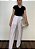 Calca Wide Leg Malha Plissada Liz @usemika Feminino - Imagem 9