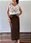 Saia Viscolinho Midi Com Fenda Atrás Regina @usemika Feminino - Imagem 1