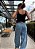 Calça Jeans Baloon Feminino Brenda @usemika Feminino - Imagem 2