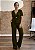 Conjunto Modal Blusa Decote em V e Calça Celeste @usemika Feminino - Imagem 4