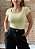 Kit Tshirt Slim Verde e Branco @usemika Feminino - Imagem 3