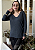 Blusa Suéter Tricot Decote em V Vivian @usemika Feminino - Imagem 2