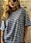 Blusa Básica Listrada Lorena @usemika Feminino - Imagem 1