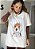 Tshirt Básica Estampa Cão @usemika Feminino - Imagem 1