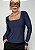 Blusa Suplex Simples Decote Canoa Paola @usemika Feminino - Imagem 2