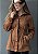 Casaco Parka Suede com Capuz Peluciado Kelly @usemika Feminino - Imagem 4